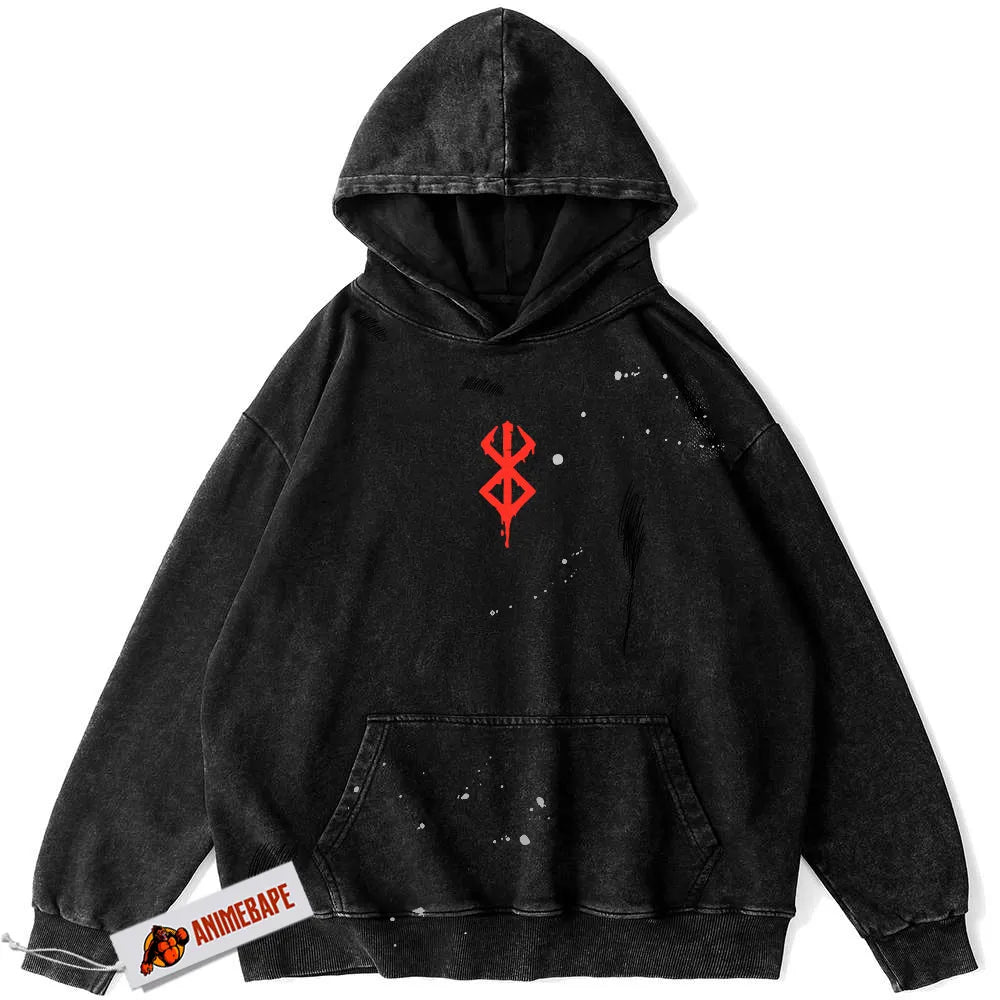 Anime Berserk Sacrifice Brand Oversized Hoodie Vintage Style