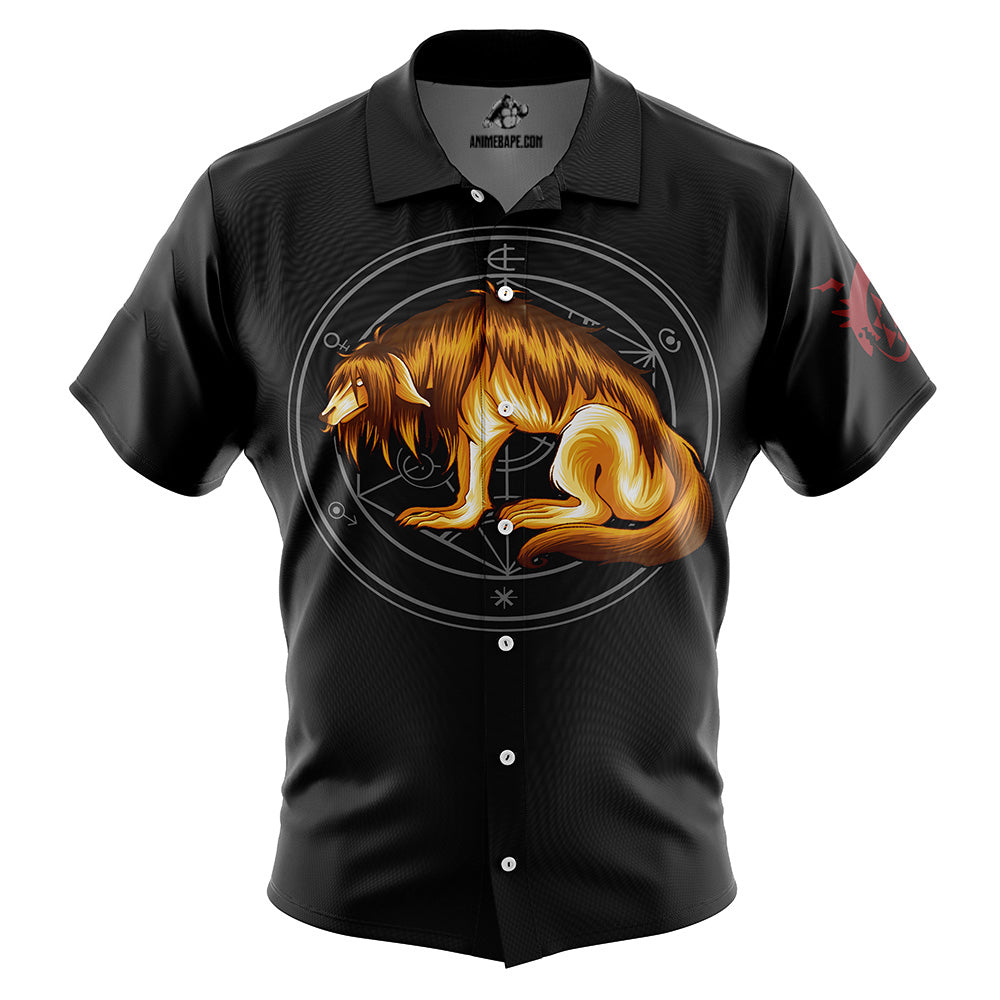 Central City Chimeras Fullmetal Alchemist Button Up Hawaiian Shirt