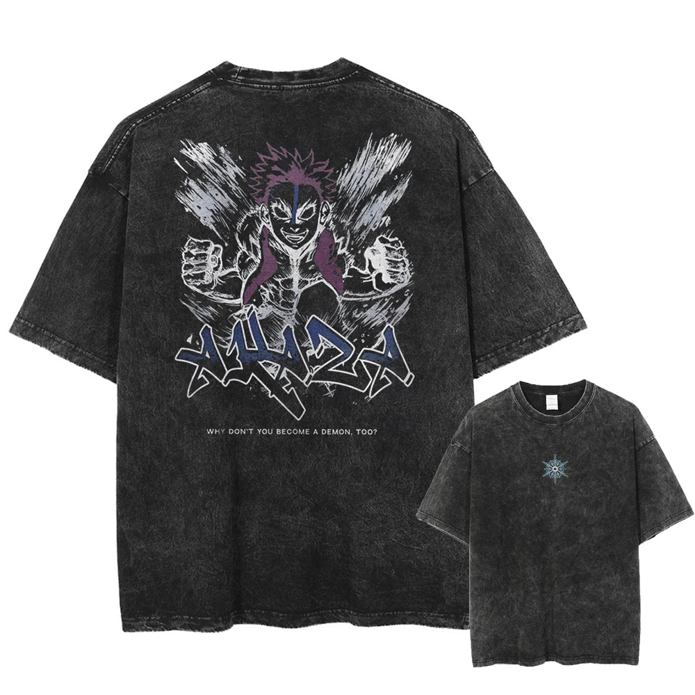 Demon Slayer Akaza's Fist Oversized Vintage T-Shirt