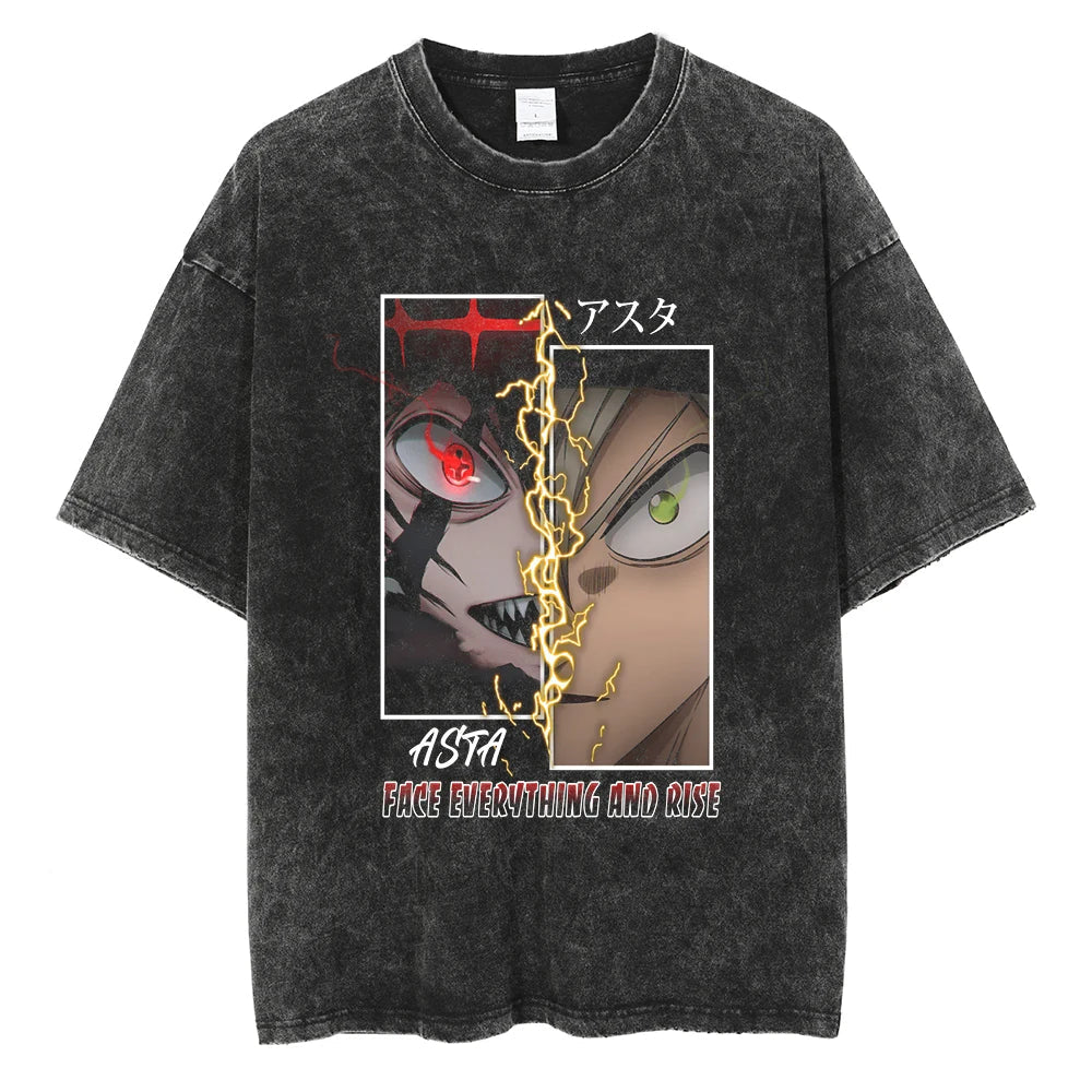 Black Clover Asta's Spirit Oversized Vintage T-Shirt