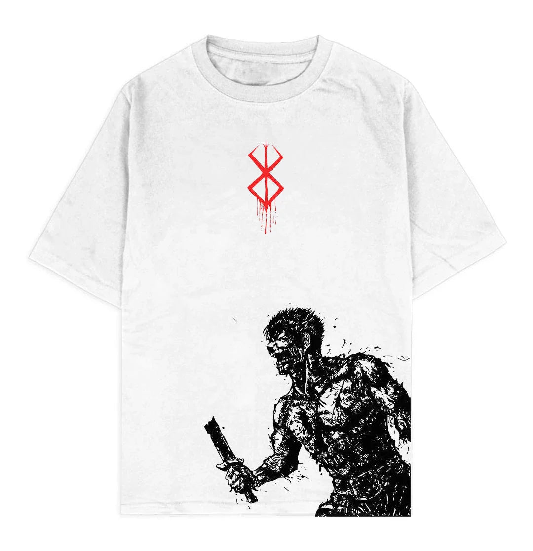 Berserk Warrior's Path Oversized Graphic T-Shirt