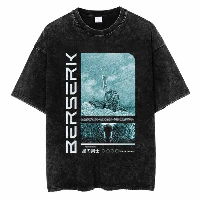 Berserk Eclipse Survivor Oversized Vintage T-Shirt