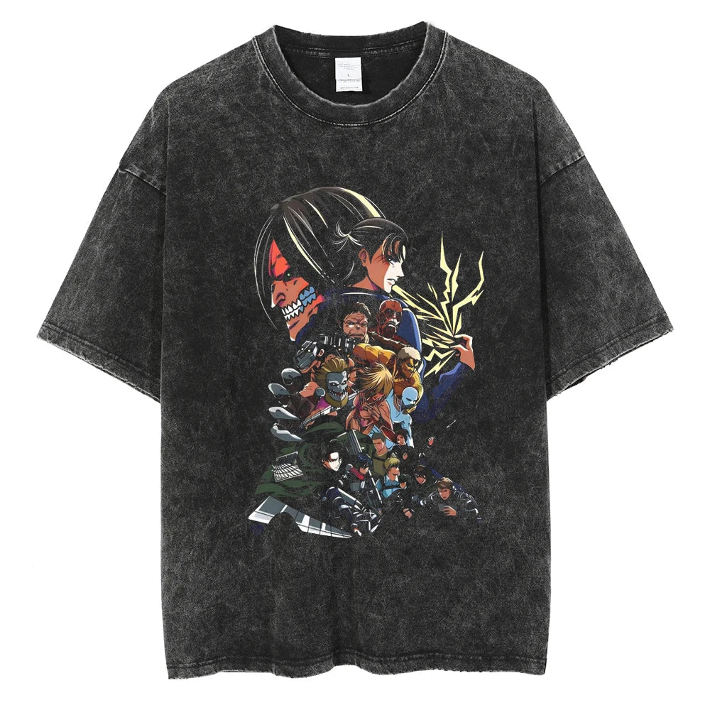 Attack on Titan Titan's War Oversized Vintage T-Shirt