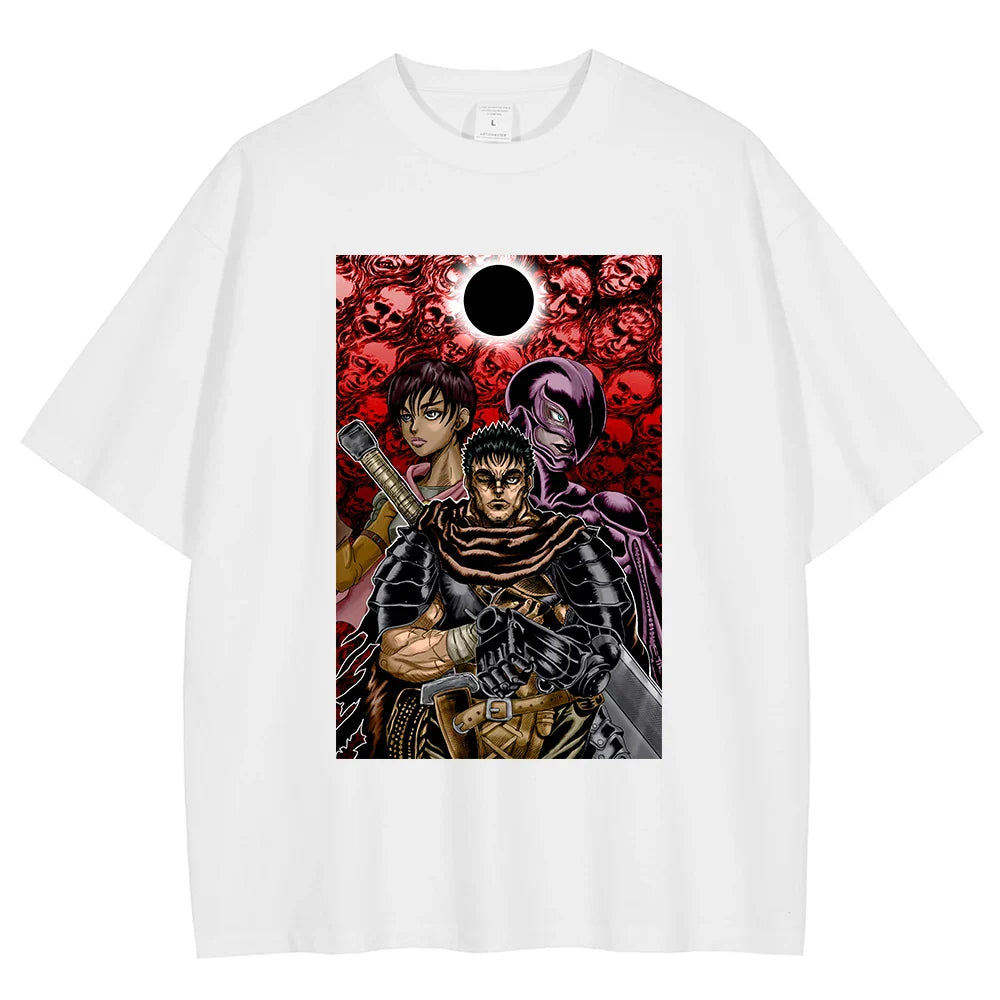 Berserk Trio of the Band of the Hawk Oversized Vintage T-Shirt