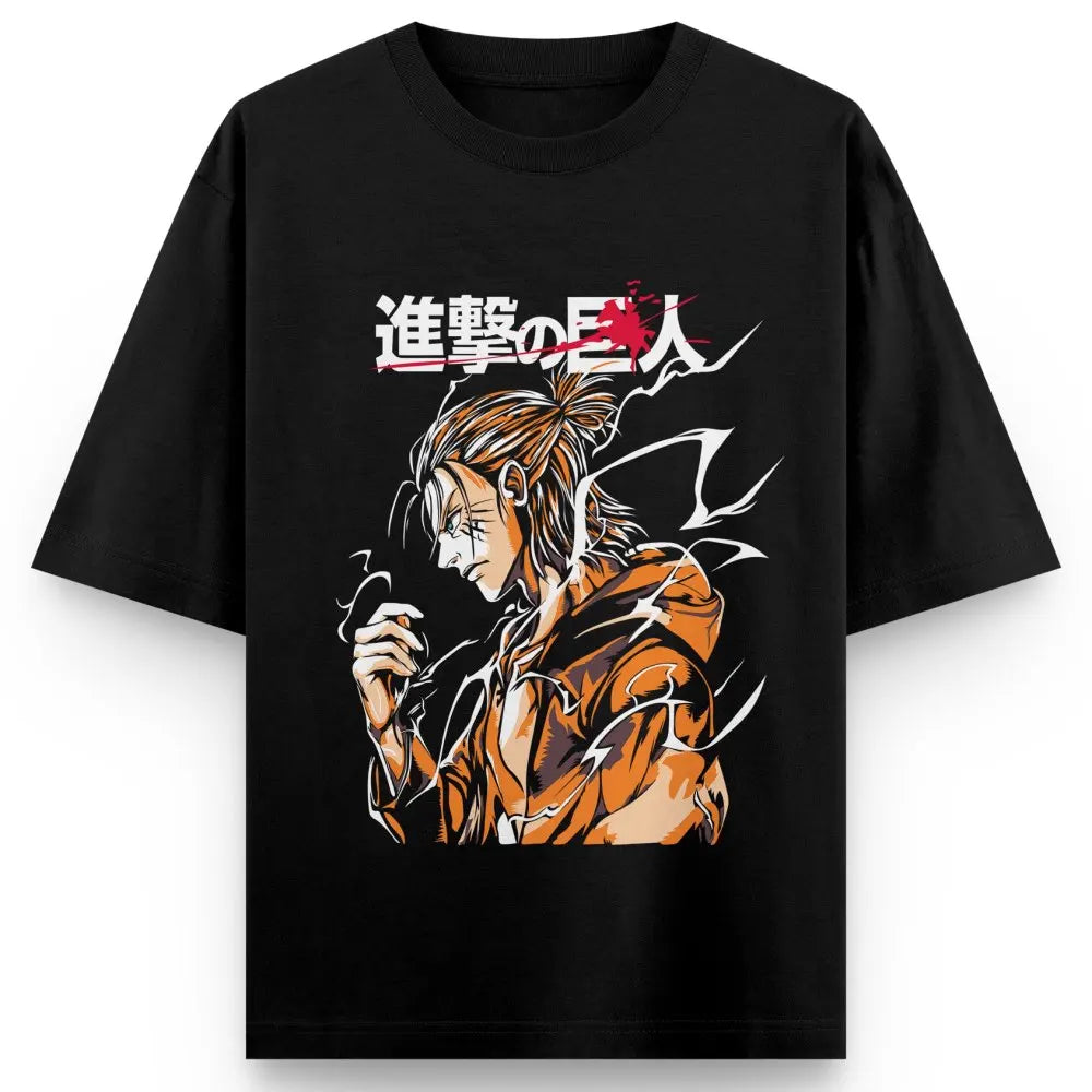Attack on Titan Eren's Path Oversized Vintage T-Shirt