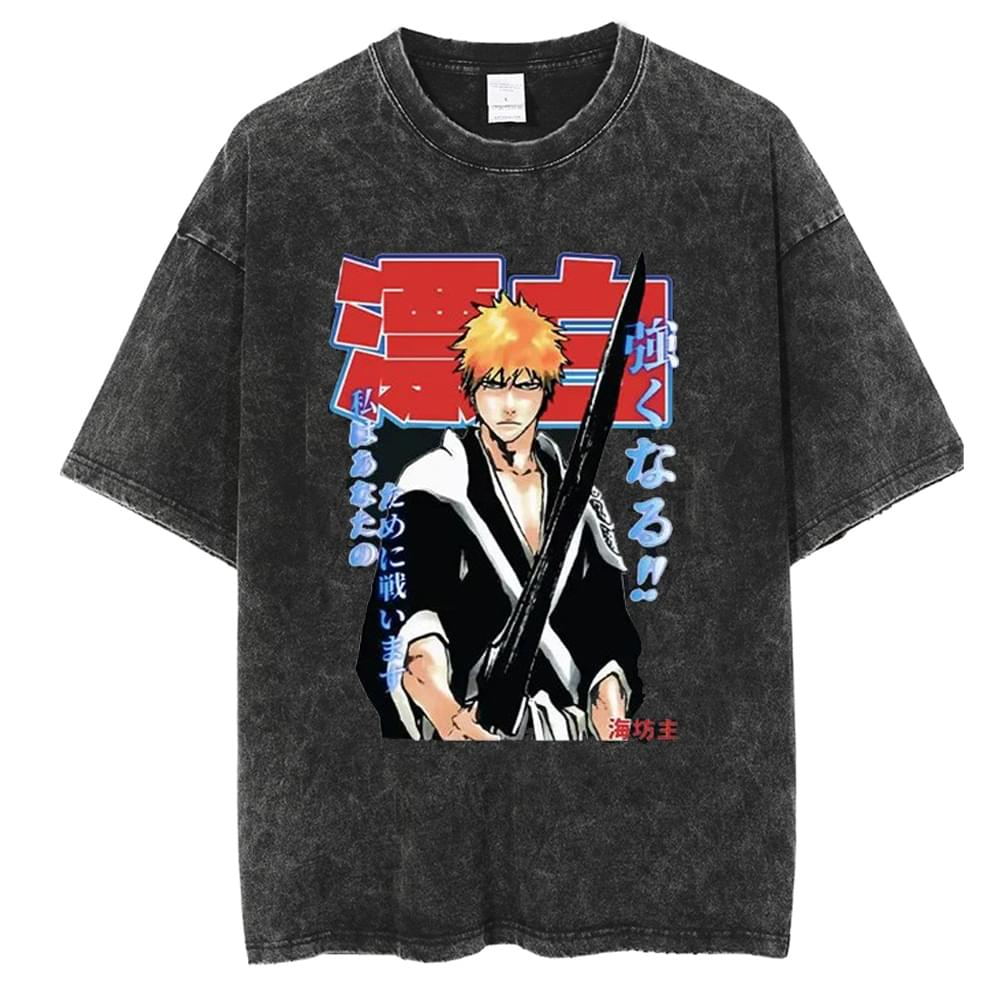 Bleach Ichigo Soul Reaper Vintage T-Shirt