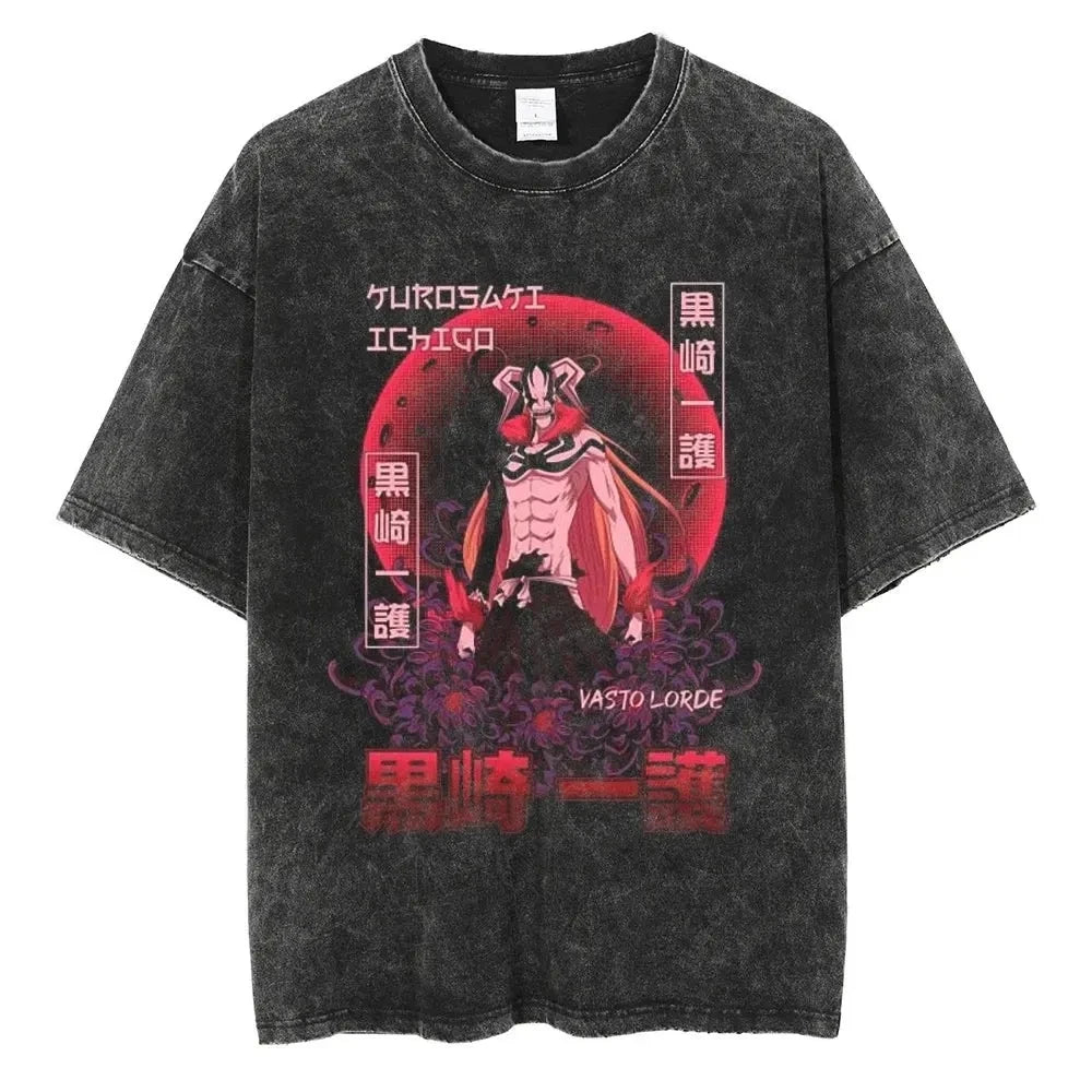 Bleach Ichigo's Bankai Oversized Vintage T-Shirt