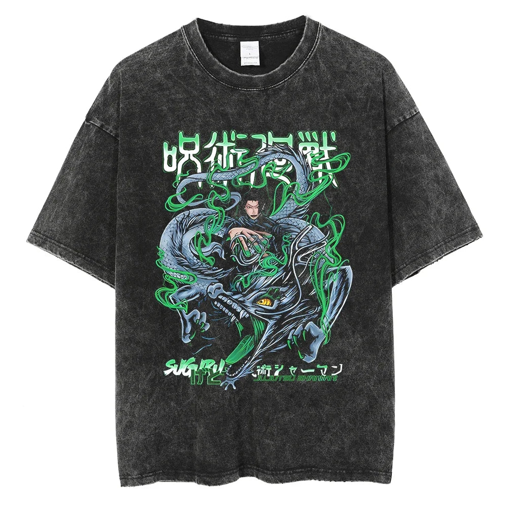 Jujutsu Kaisen Geto Spirit Channeler Vintage T-Shirt