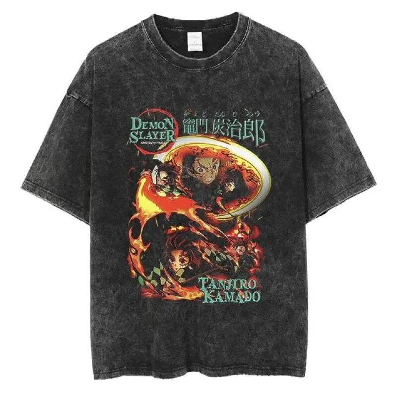 Demon Slayer Tanjiro Blade of Kindness Vintage T-Shirt