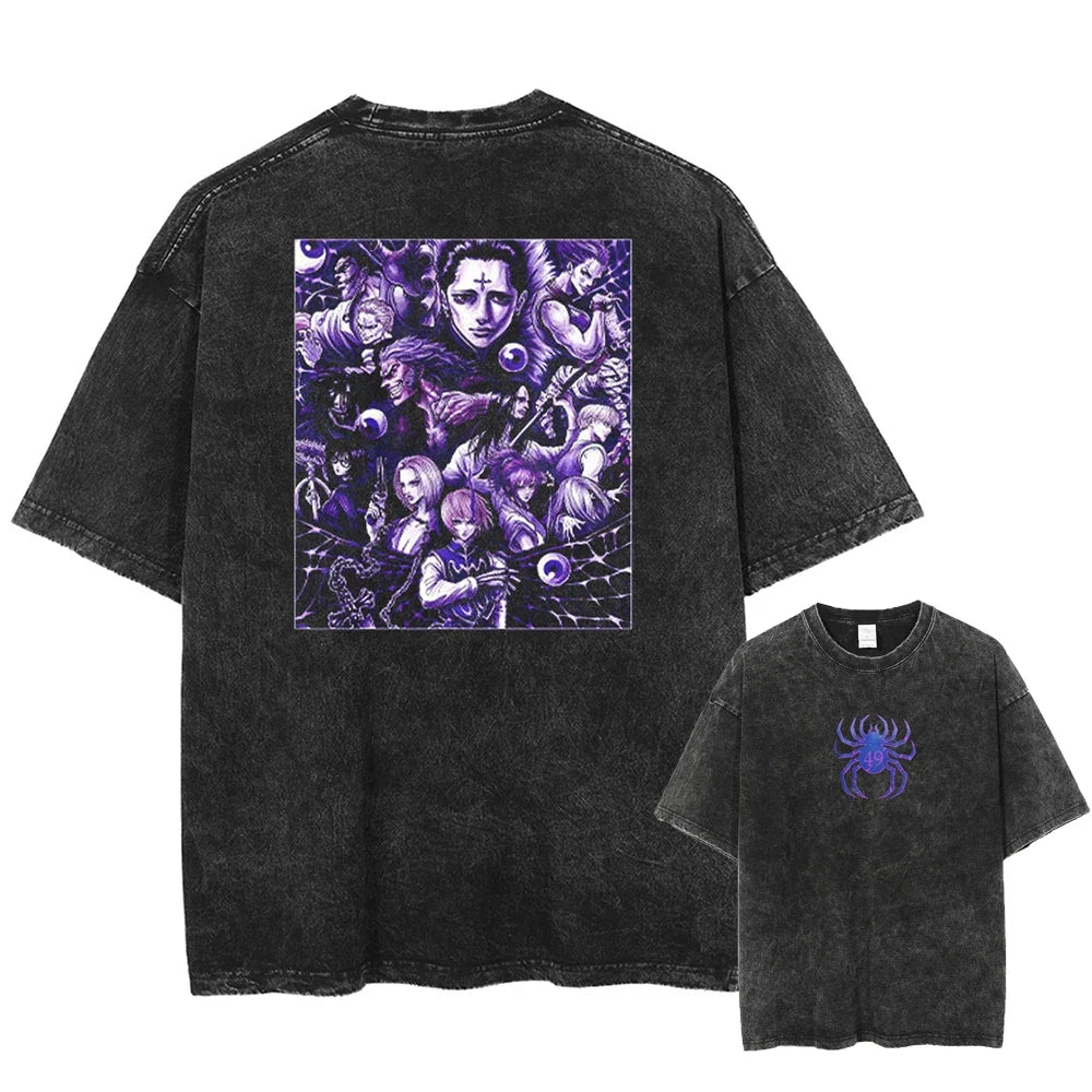 Hunter x Hunter Chrollo Lucifer Phantom Troupe Oversized Vintage T-Shirt