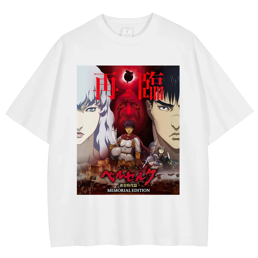 Berserk Guts & Griffith Bonds of Betrayal Oversized Vintage T-Shirt