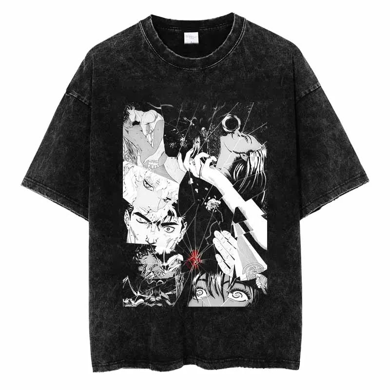 Berserk Sword of Retribution Oversized Vintage T-Shirt