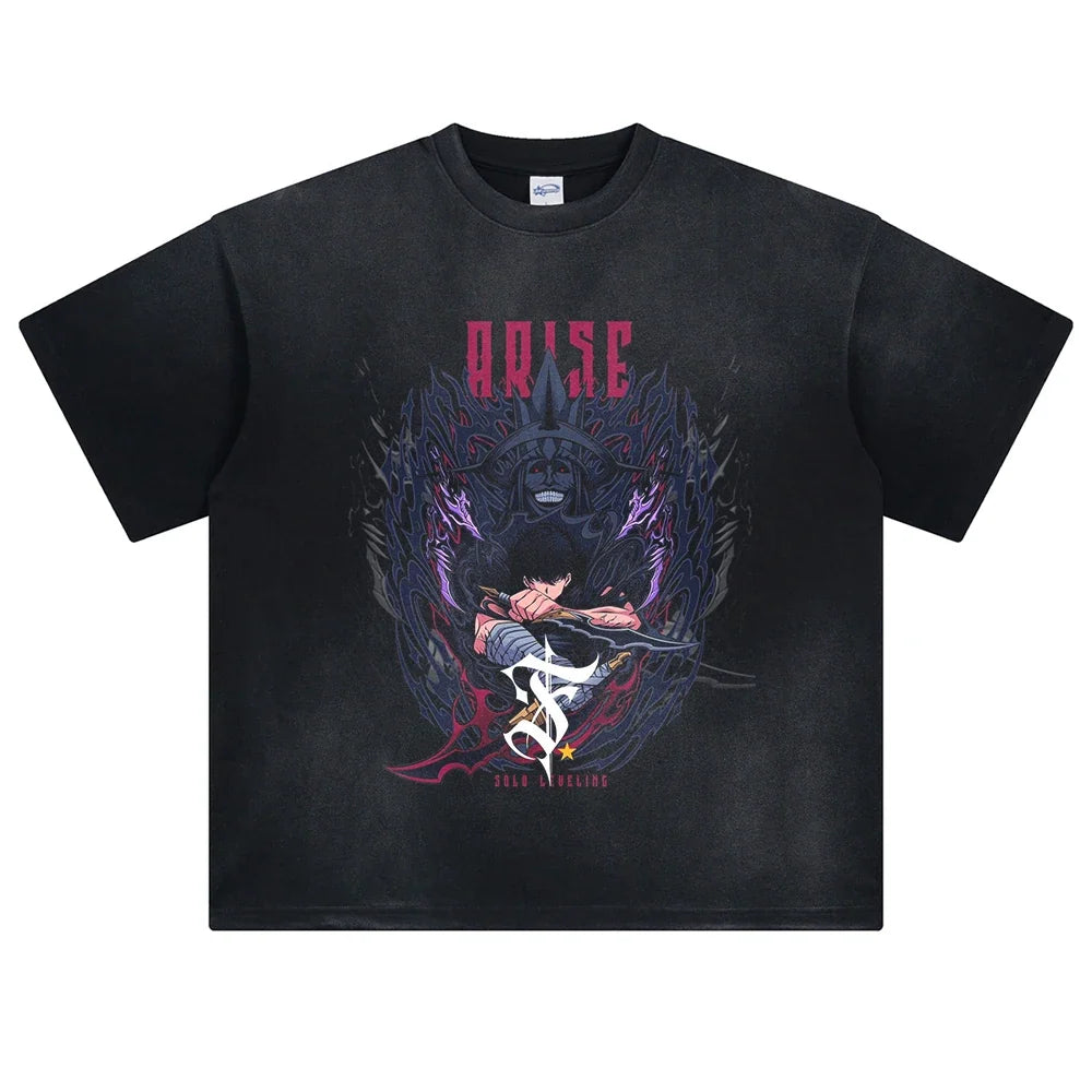 Solo Leveling Demon Arise Oversized Vintage Shirt