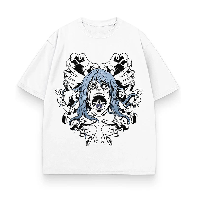 Jujutsu Kaisen Mahito Sadistic Oversized Graphic T-Shirt