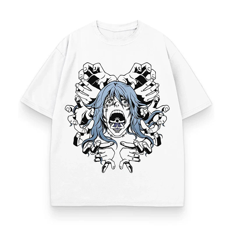 Jujutsu Kaisen Mahito Sadistic Oversized Graphic T-Shirt