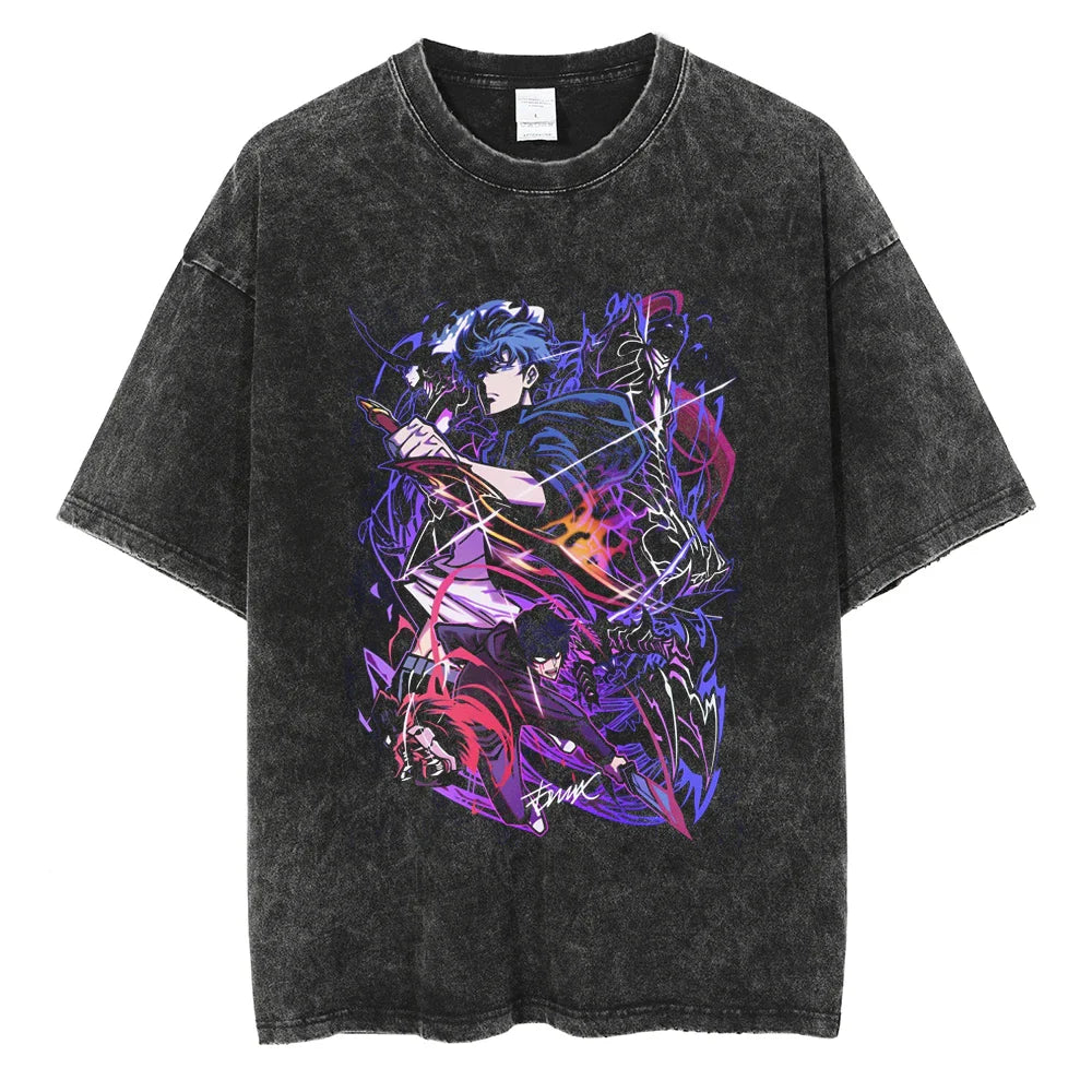Solo Leveling Rising from Betrayal Vintage T-Shirt