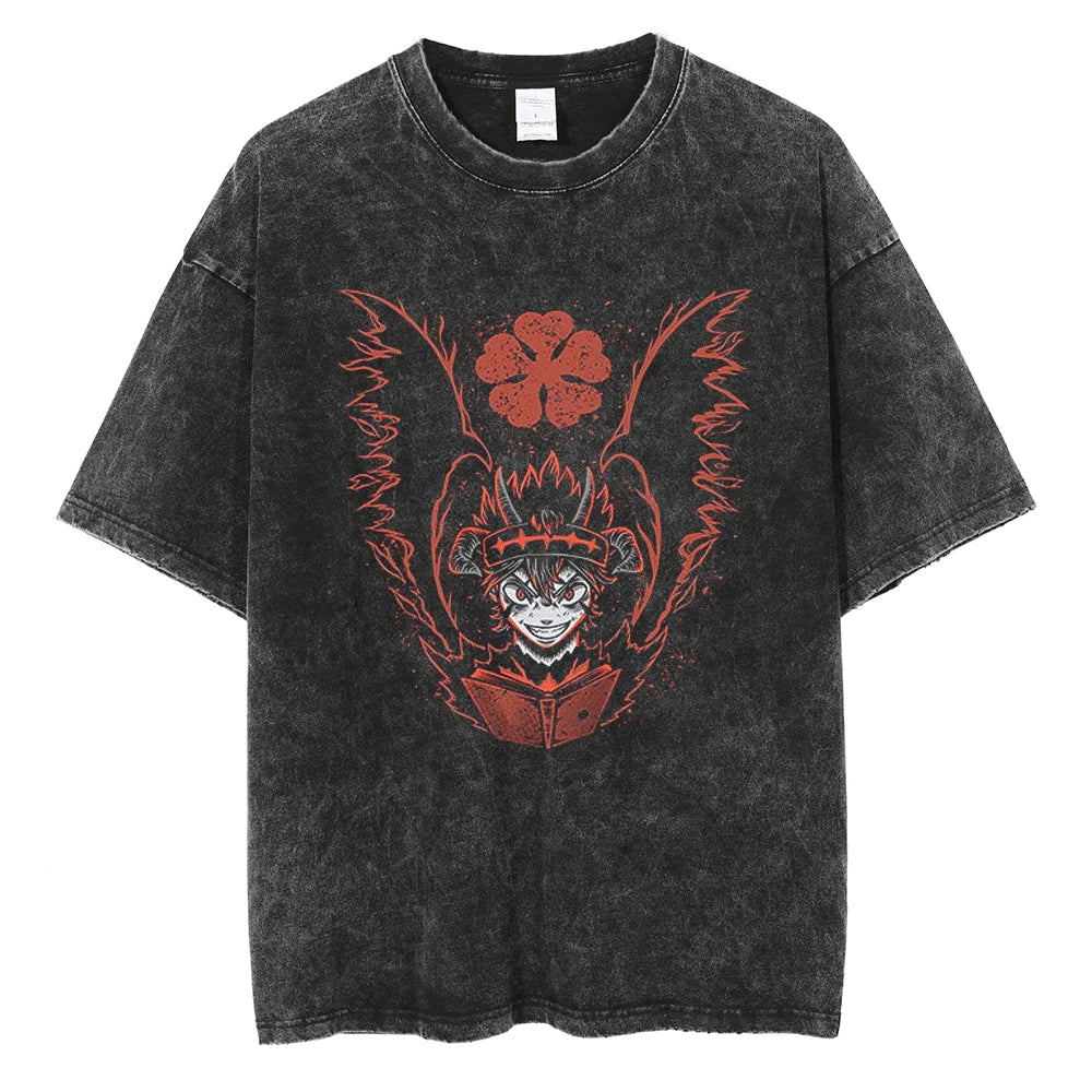 Black Clover Asta Devil's Advocate Vintage T-Shirt