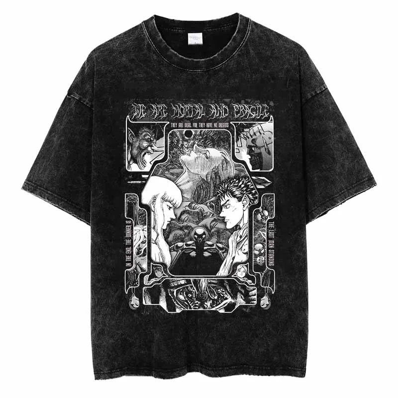 Berserk Guts Demonic Rage Oversized Vintage T-Shirt