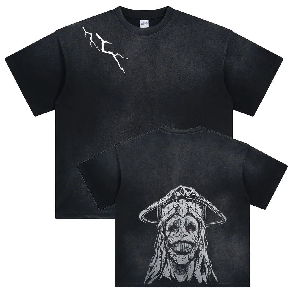 Solo Leveling Demon Man Oversized Vintage Shirt