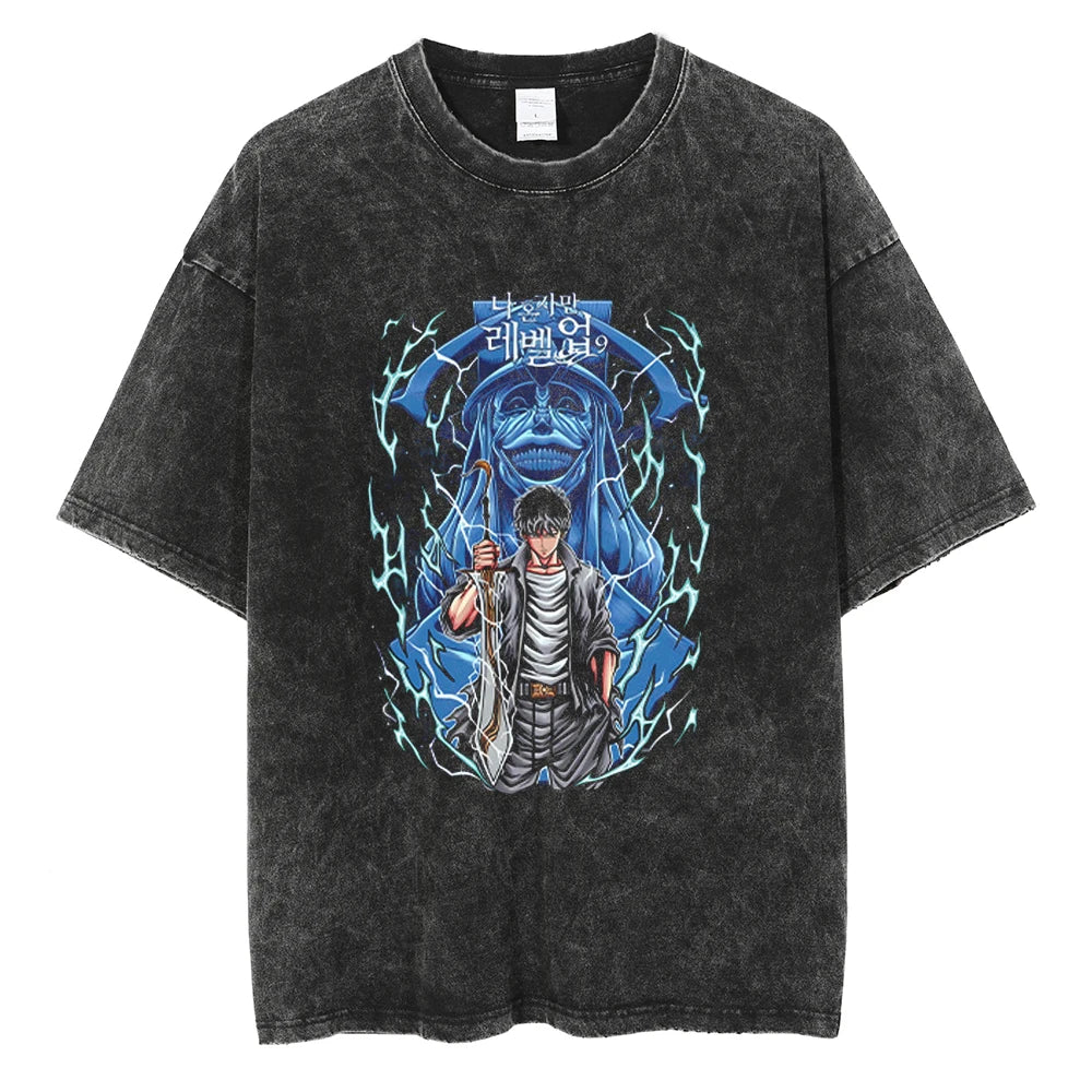 Solo Leveling Hunter's Path Vintage T-Shirt