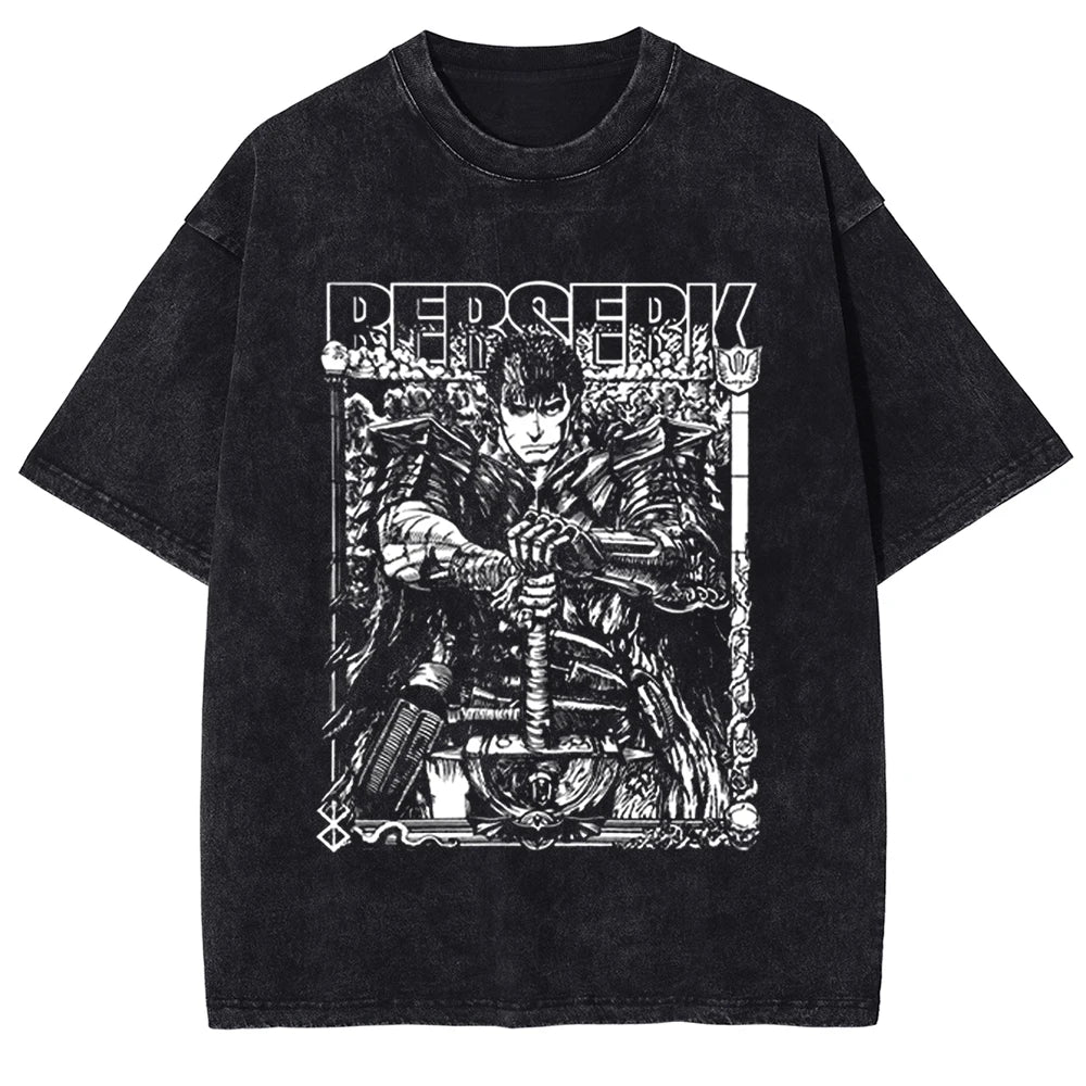 Berserk Guts' Sword Oversized Vintage T-Shirt
