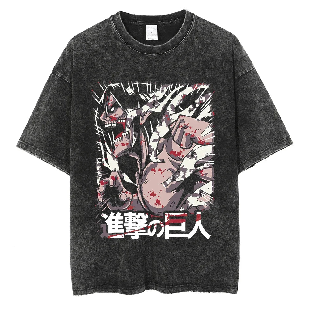Attack on Titan Eren Yeager Titan Shifter Vintage T-Shirt
