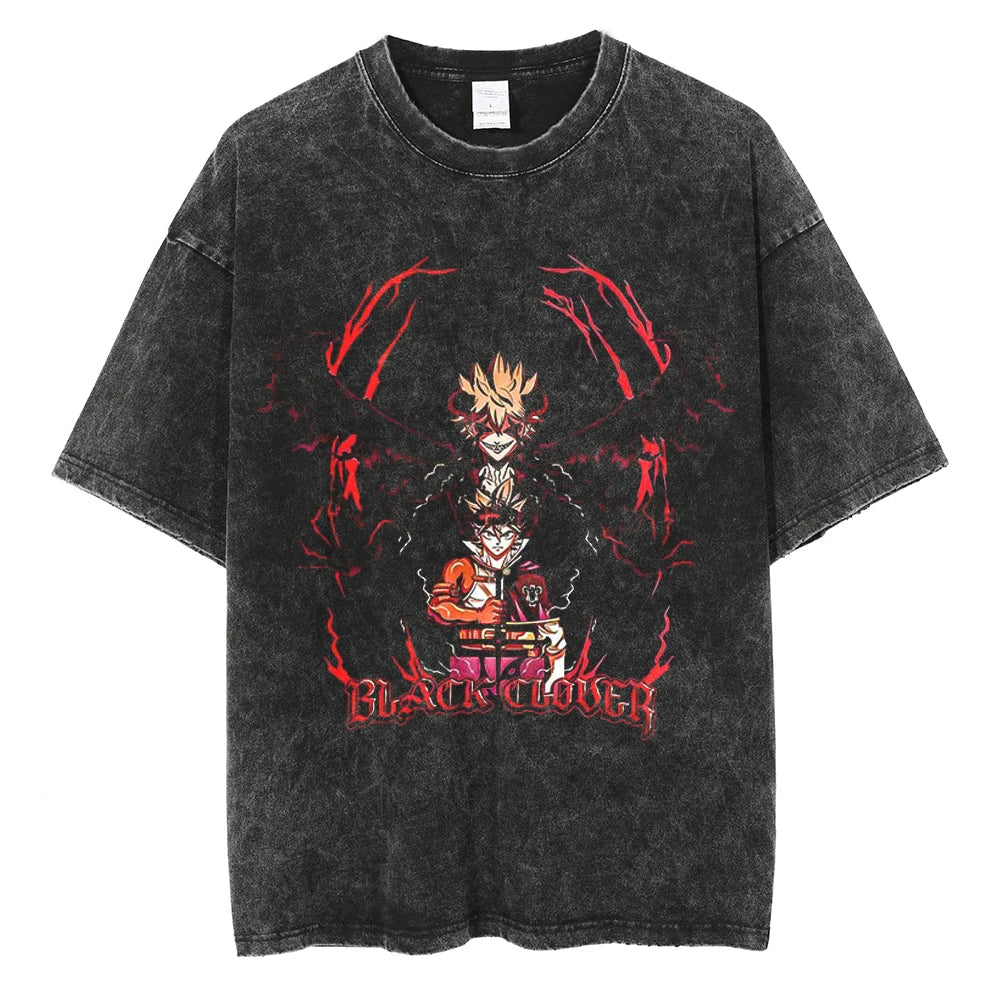 Black Clover Asta & Yuno Magic Rivals Vintage T-Shirt