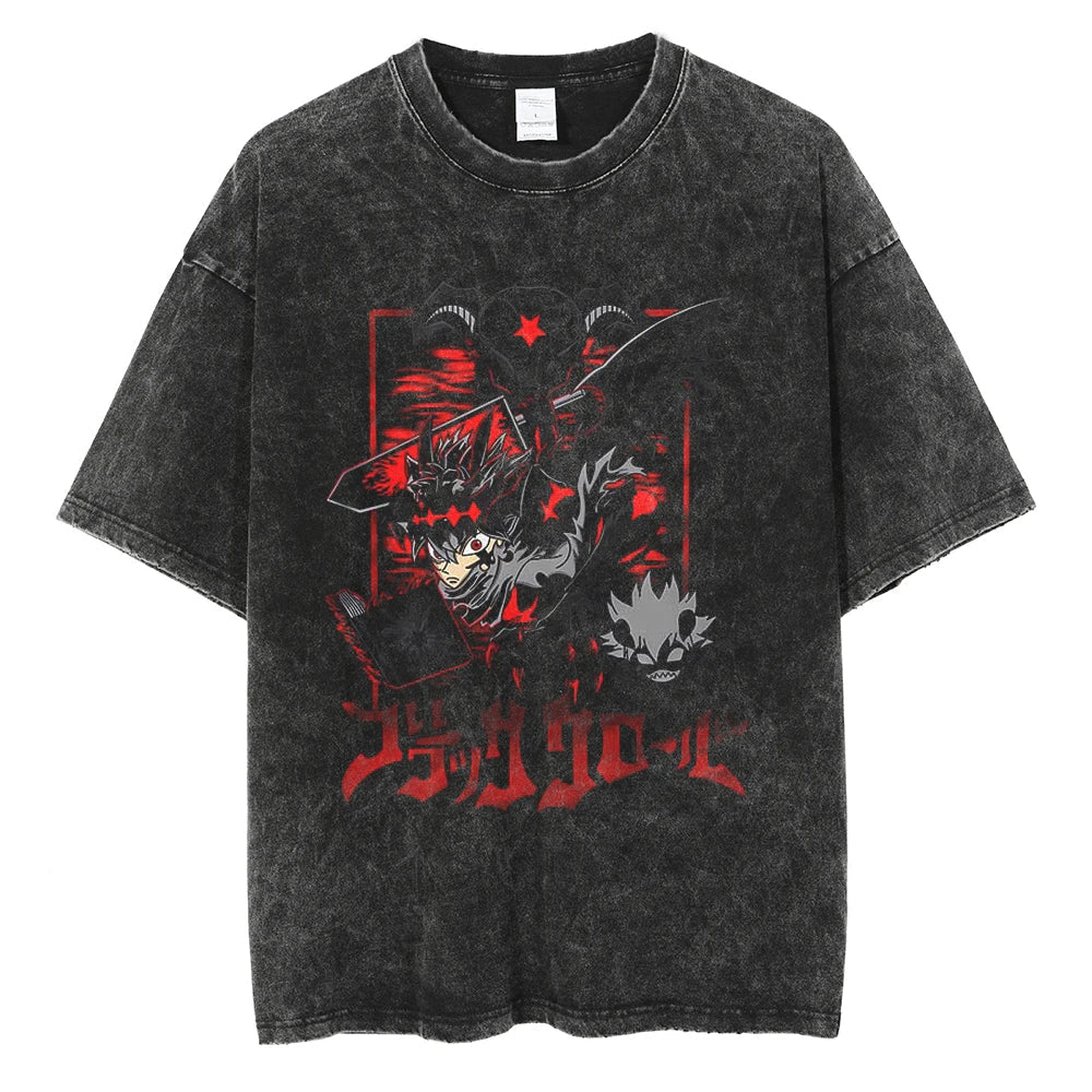 Black Clover Asta vs Yuno Vintage T-Shirt