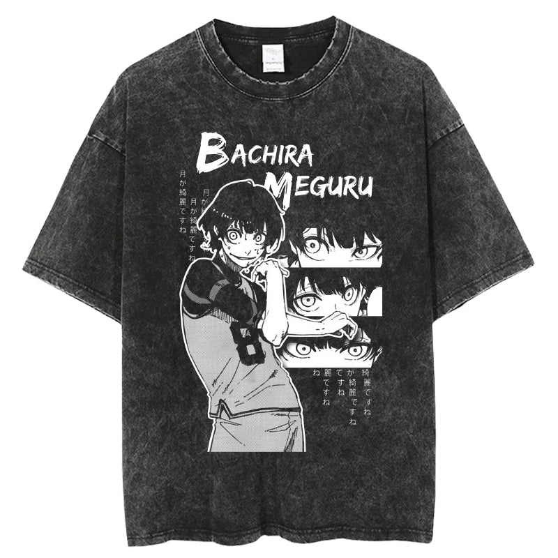 Blue Lock Bachira Agile Prodigy Oversized Vintage T-Shirt