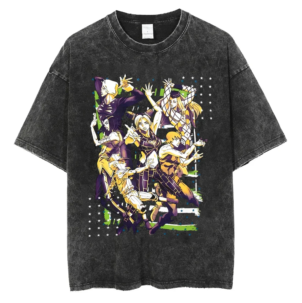 JoJo's Bizarre Adventure Jolyne's Stone Oversized Vintage T-Shirt