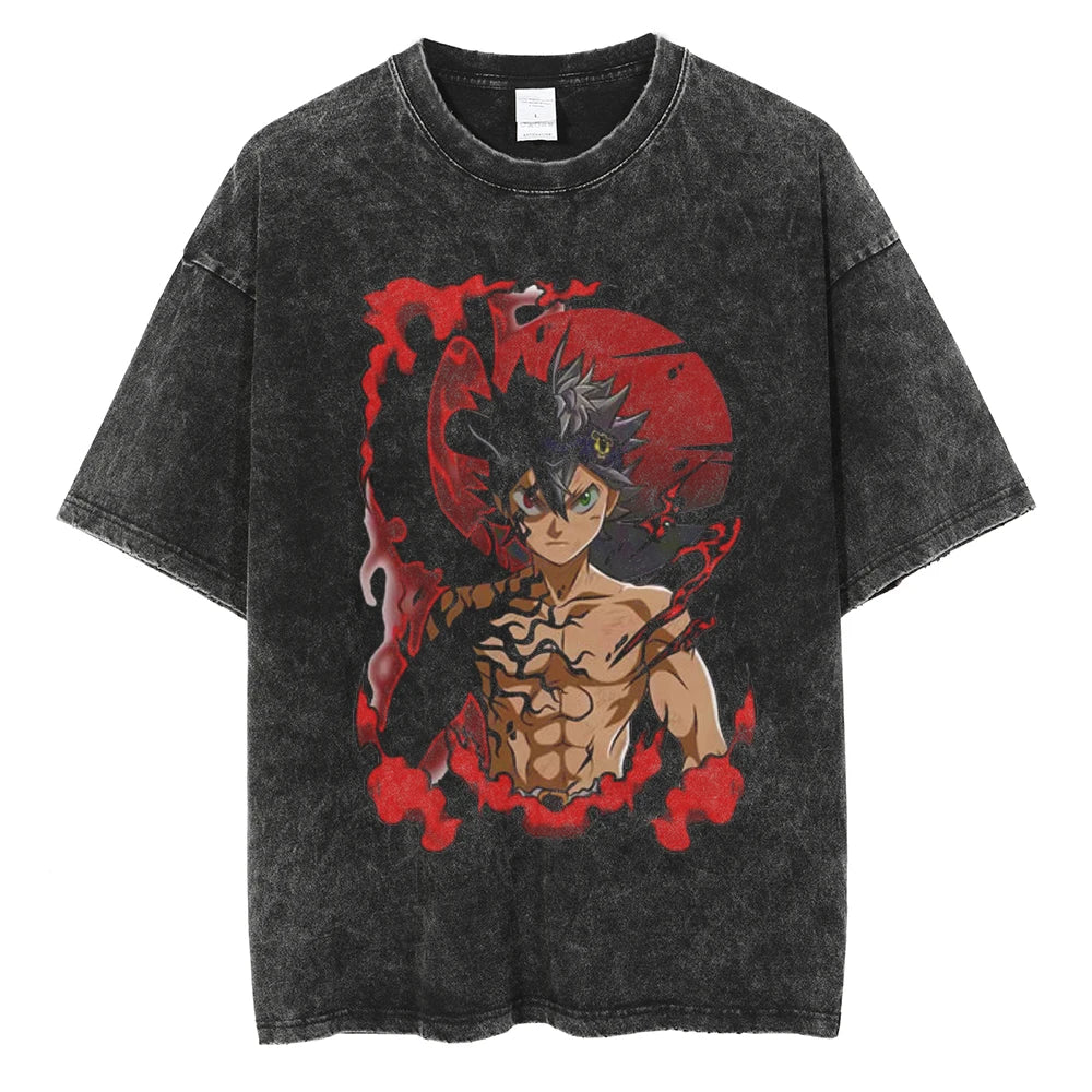 Black Clover Asta and Yuno Competitors Vintage T-Shirt