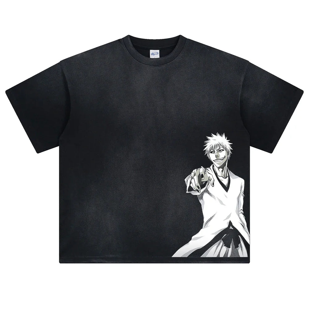 Bleach Ichigo's Power Oversized Vintage T-Shirt