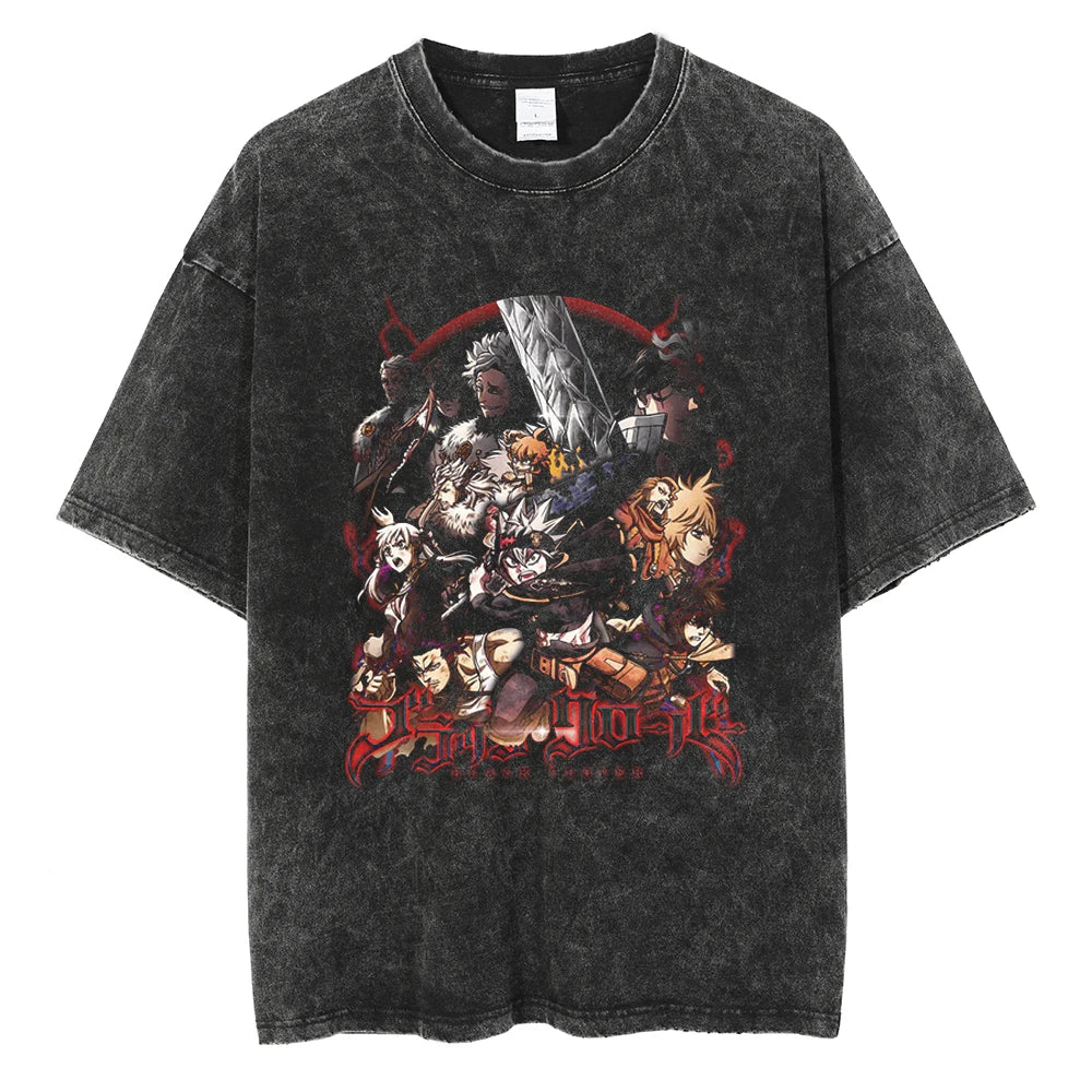Black Clover Squad's Pride Oversized Vintage T-Shirt