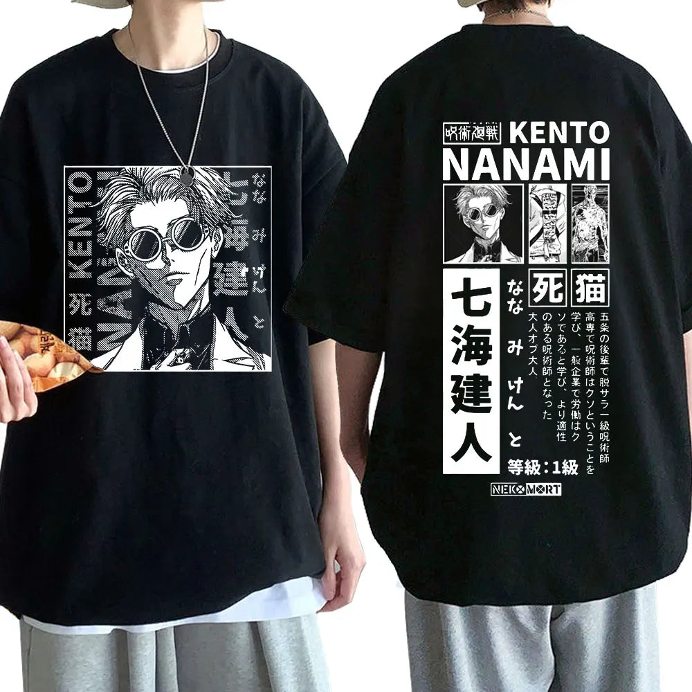 Jujutsu Kaisen Nanami Time for Work Graphic T-Shirt