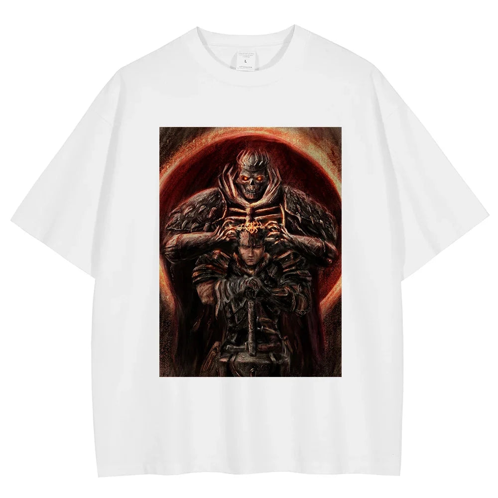 Berserk Guts Champion of the Eclipse Oversized Vintage T-Shirt