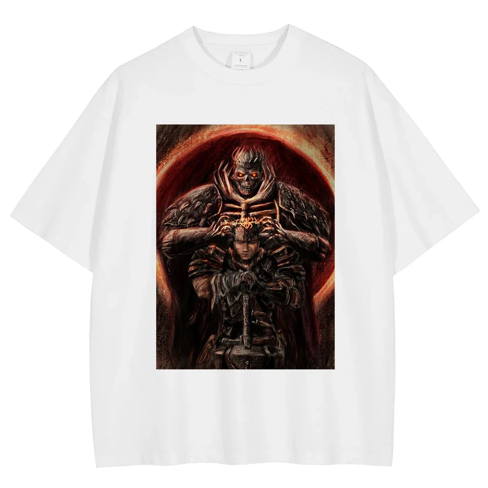 Berserk Guts Champion of the Eclipse Oversized Vintage T-Shirt