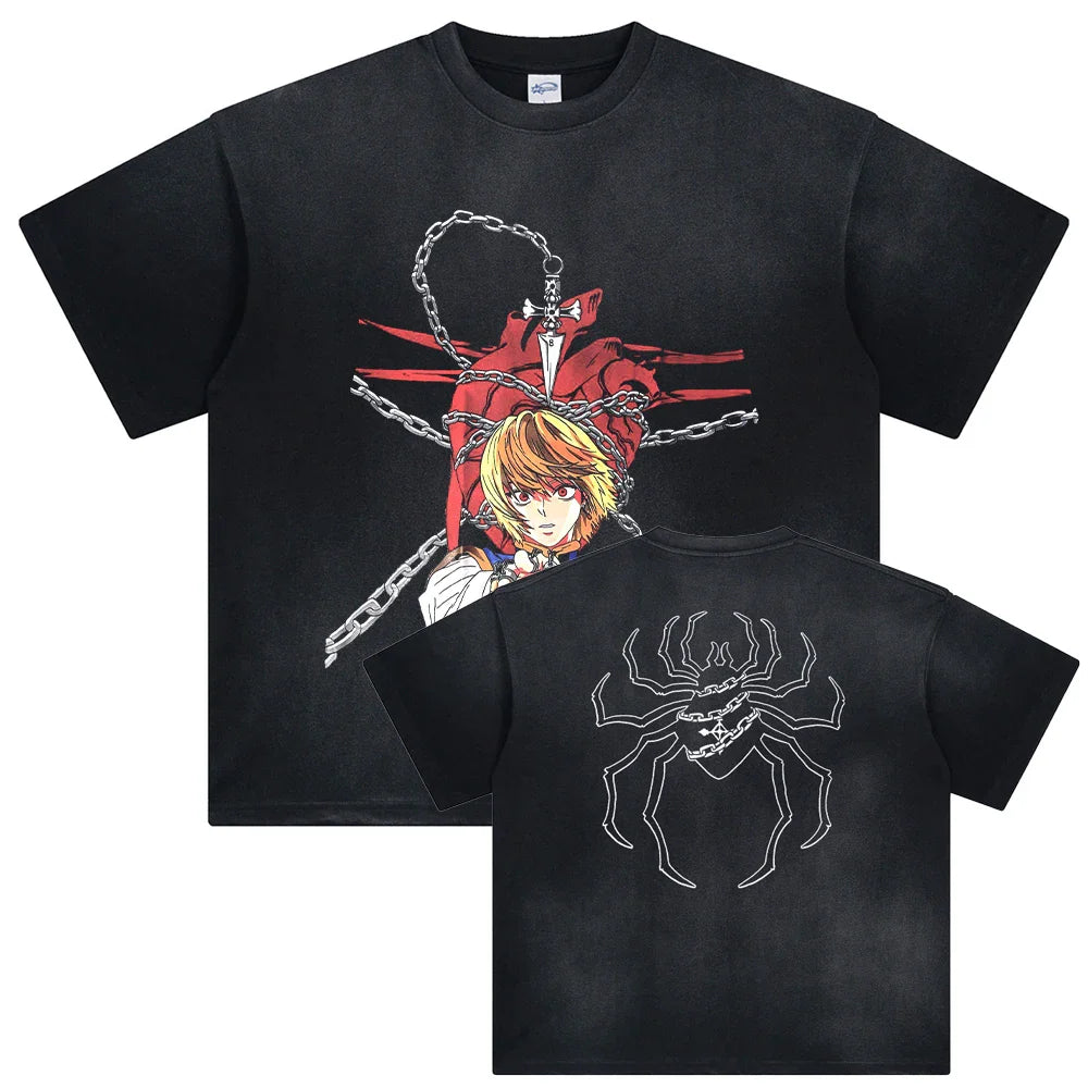 Hunter x Hunter Kurapika's Chain Oversized Vintage T-Shirt