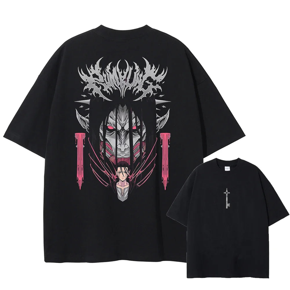 Attack on Titan Ultimate Form Oversized Vintage T-Shirt