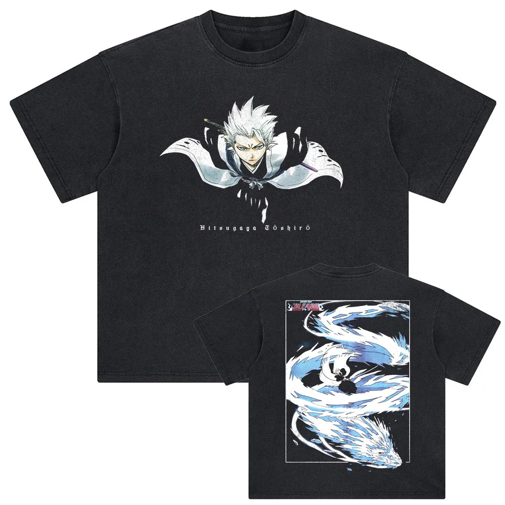 Bleach Hitsugaya's Dragon Oversized Vintage Shirt