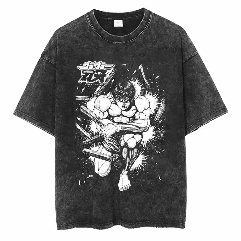 Baki Battle Maverick Oversized Vintage T-Shirt