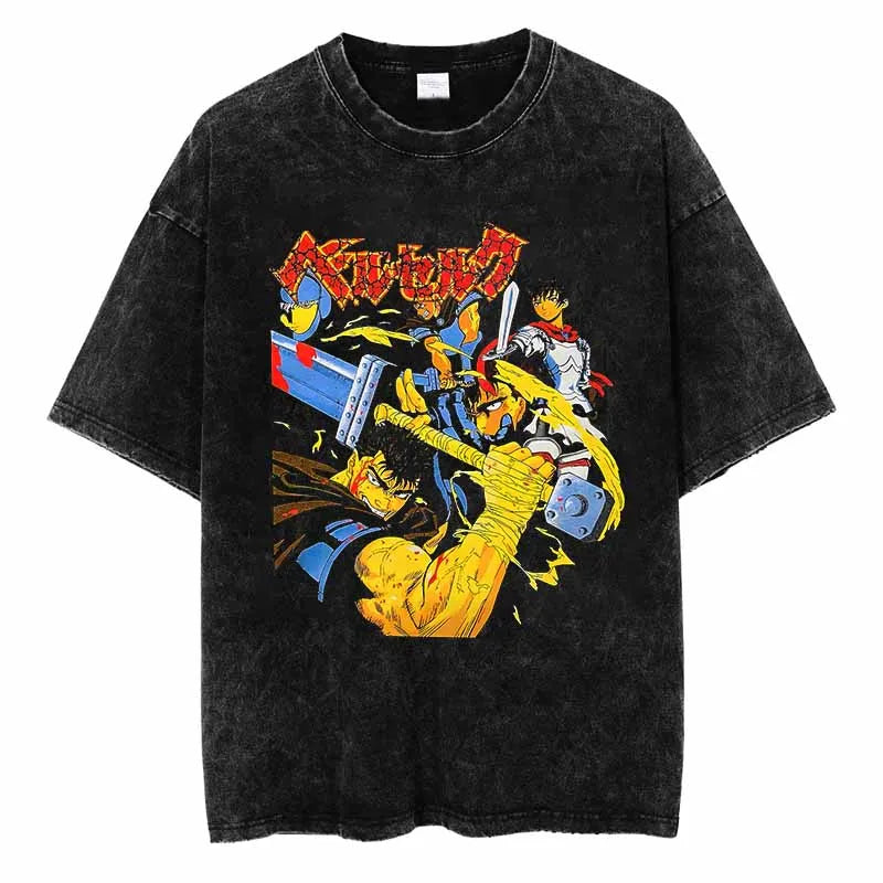 Berserk Forsaken Hero Oversized Vintage T-Shirt