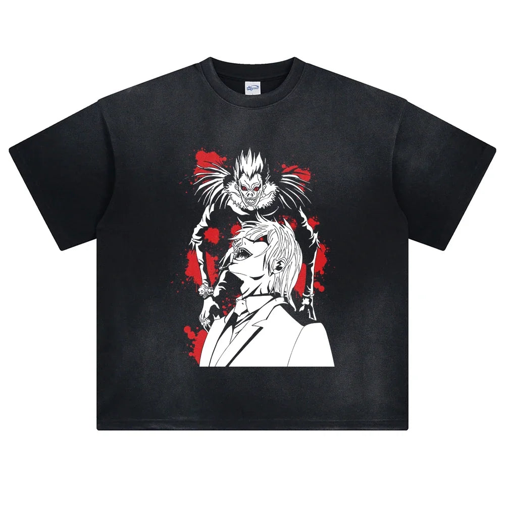Death Note Divine Justice Oversized Vintage T-Shirt