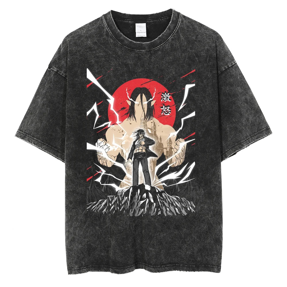 Attack on Titan Eren Yeager Titan Shifter Vintage T-Shirt