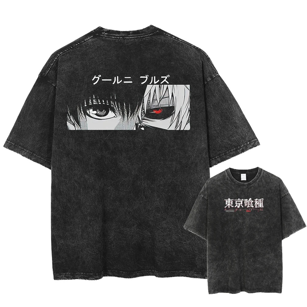 Tokyo Ghoul White Reaper Oversized Vintage T-Shirt