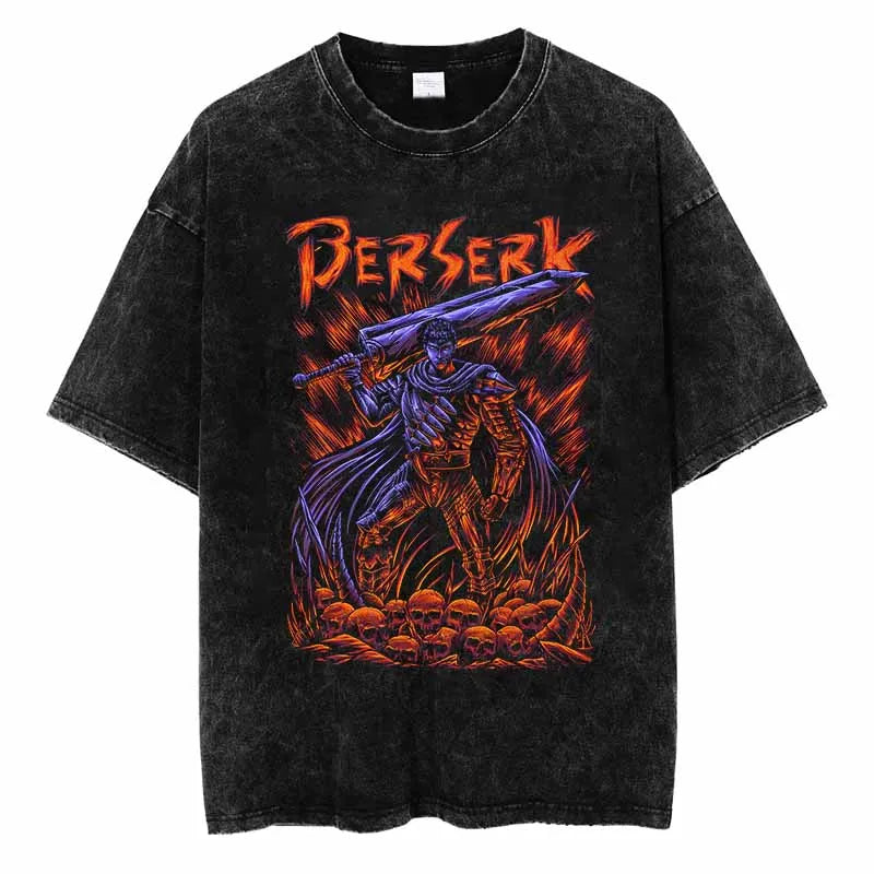 Berserk Marked Outcast Oversized Vintage T-Shirt
