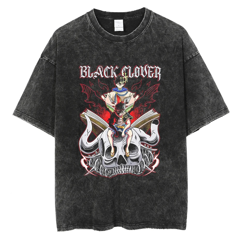 Black Clover Asta and Yuno Dynamic Duo Vintage T-Shirt