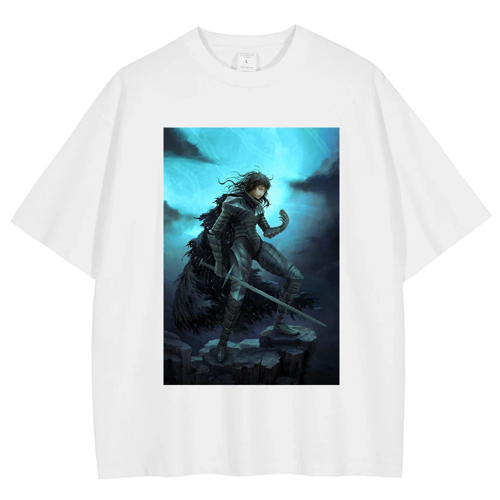 Berserk Casca Heart of the Hawk Oversized Vintage T-Shirt