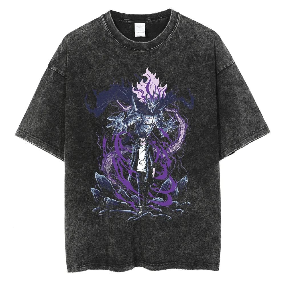 Solo Leveling Sung Suho Heroic Heir Vintage T-Shirt