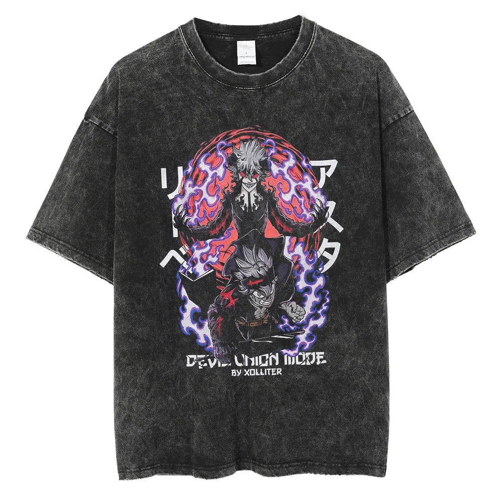 Black Clover Asta & Yuno Magic Knights Vintage T-Shirt