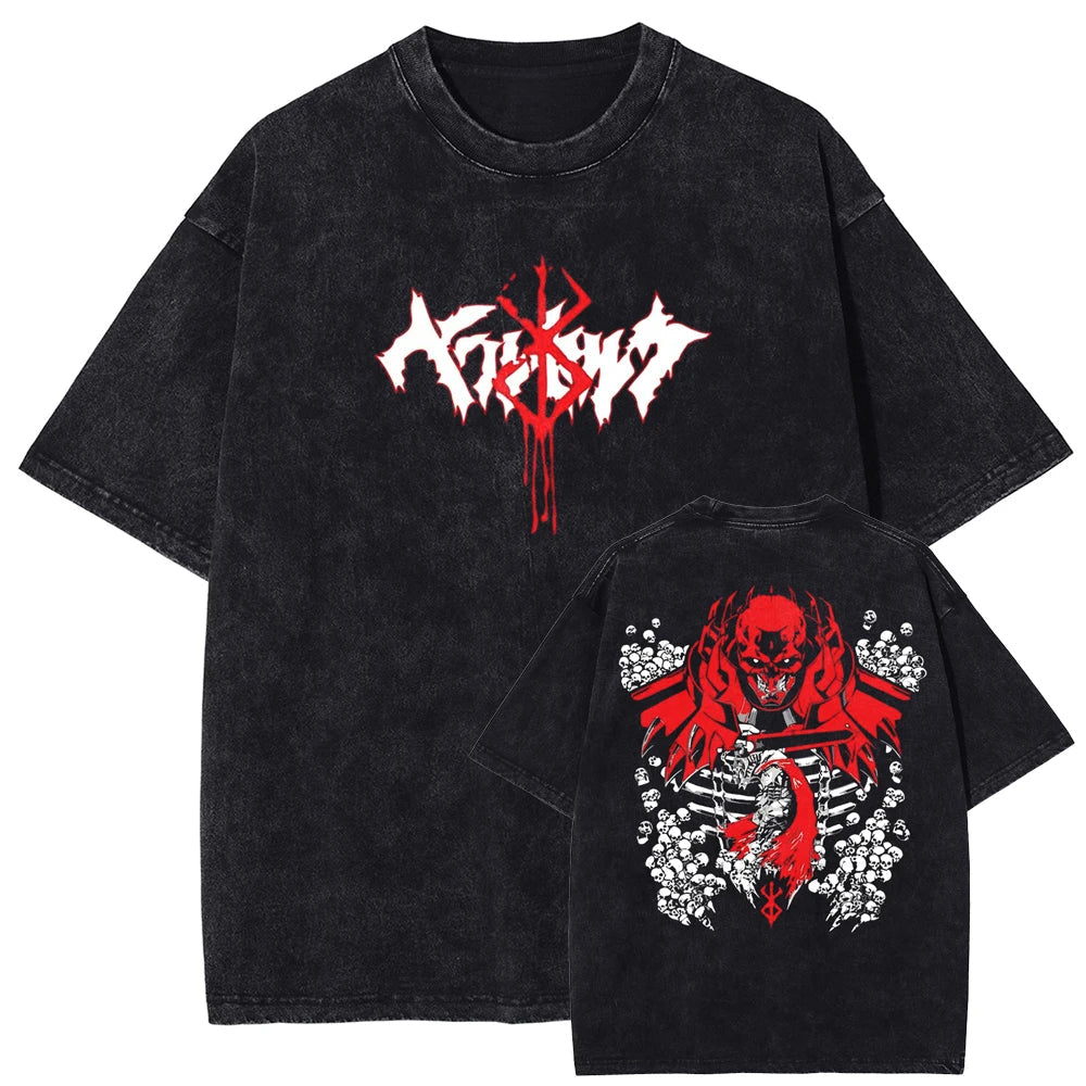 Berserk Guts' Battle Oversized Vintage Shirt